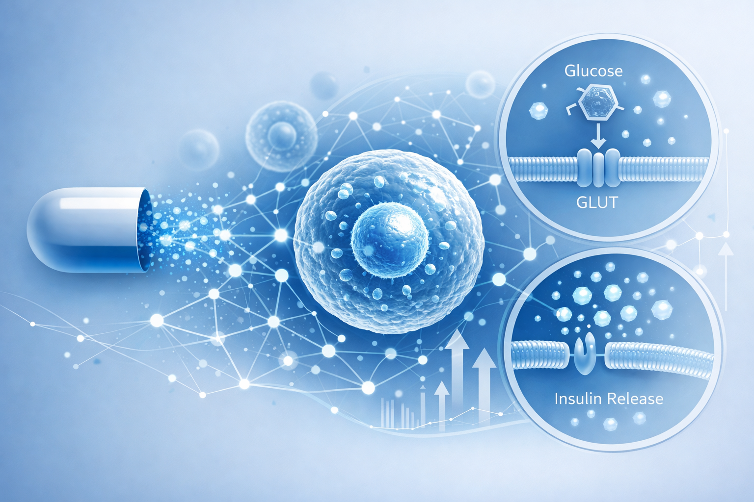 Medical science visualization of glucose regulation